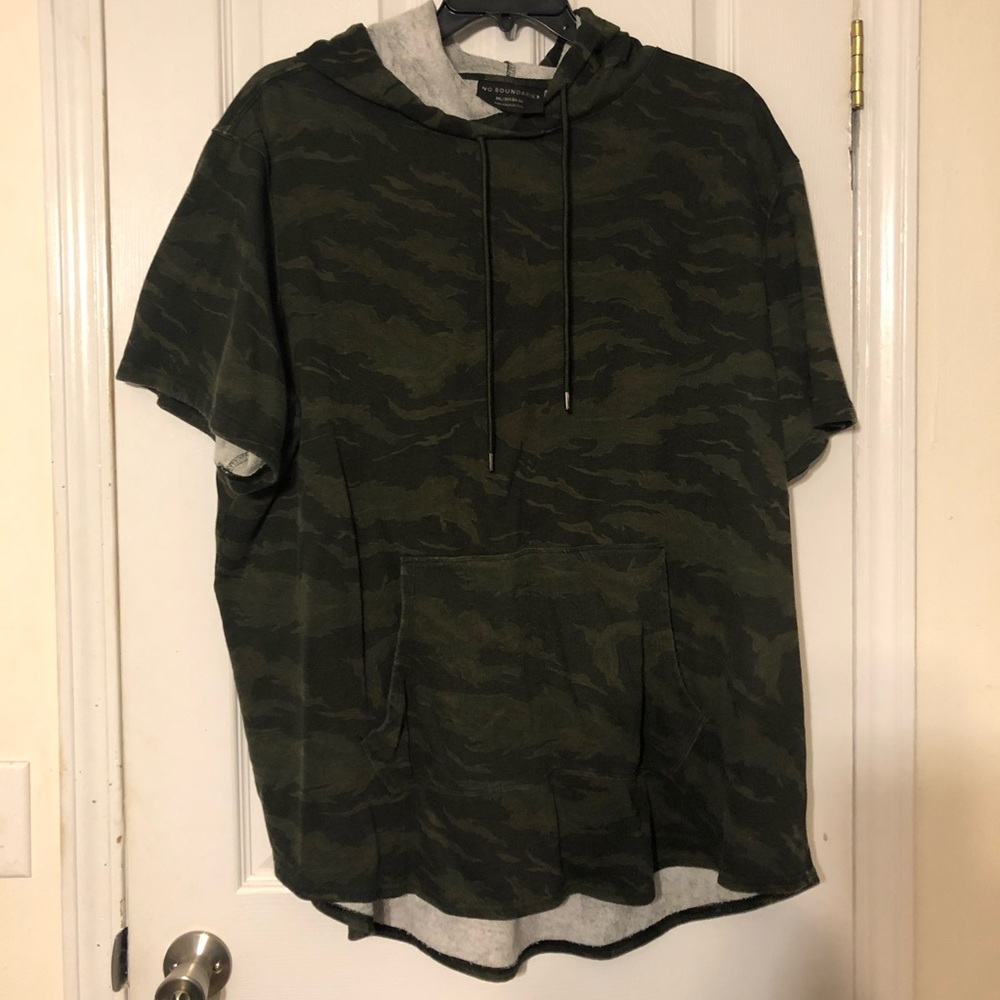 Camouflage Hooded Cover Up Size 3x